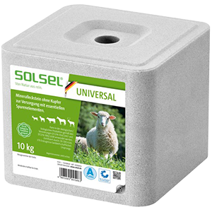 Solný minerální liz BIO Solsel Universal bez mědi pro ovce, kozy, koně, skot a zvěř 10 kg